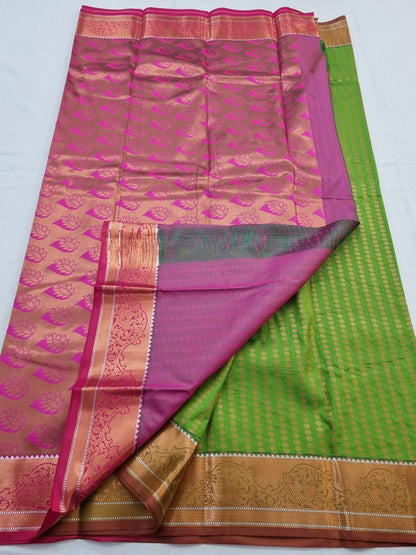 Kanchipuram Blended Semi Fancy Silk Saree 127 – Kanchipuram Lakshaya Silks