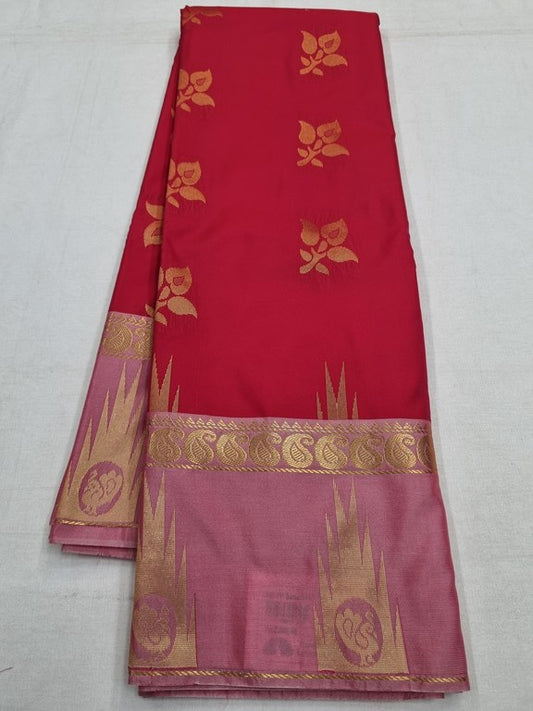Kanchipuram Blended Semi Fancy Silk Saree 130
