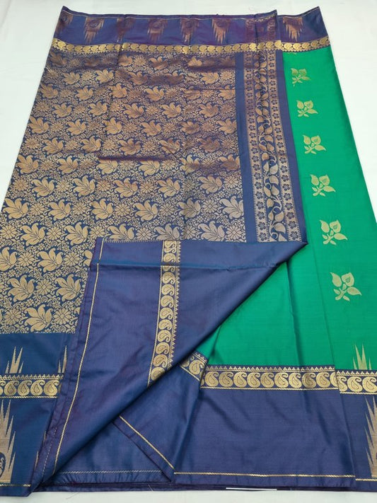 Kanchipuram Blended Semi Fancy Silk Saree 134