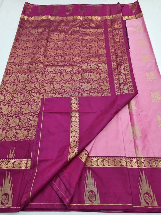Kanchipuram Blended Semi Fancy Silk Saree 135