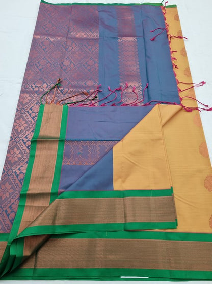 Kanchipuram Blended Semi Fancy Silk Saree 146 – Kanchipuram Lakshaya Silks