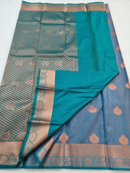 Kanchipuram Blended Semi Fancy Silk Saree 154 – Kanchipuram Lakshaya Silks