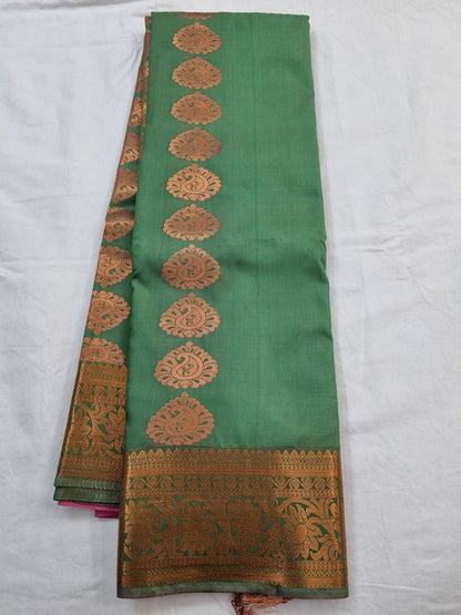 Kanchipuram Blended Semi Fancy Silk Saree 157 – Kanchipuram Lakshaya Silks