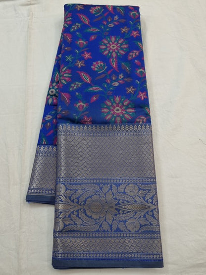 Kanchipuram Blended Semi Fancy Silk Saree 158 – Kanchipuram Lakshaya Silks