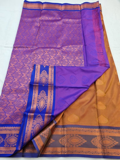 Kanchipuram Blended Semi Fancy Silk Saree 159 – Kanchipuram Lakshaya Silks