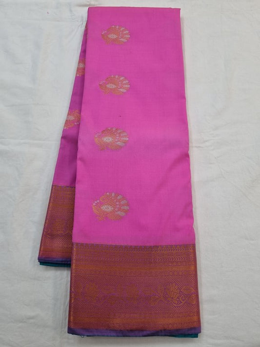 Kanchipuram Blended Semi Fancy Silk Saree 163