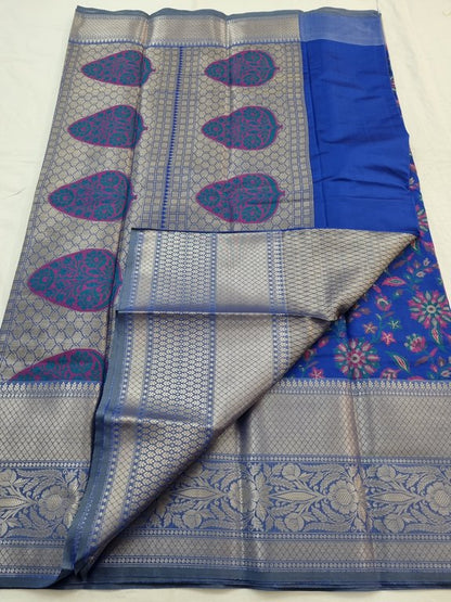 Kanchipuram Blended Semi Fancy Silk Saree 164 – Kanchipuram Lakshaya Silks
