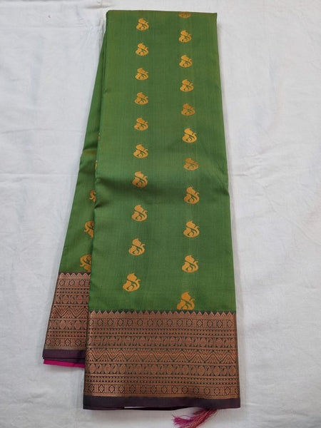 Kanchipuram Blended Semi Fancy Silk Saree 166