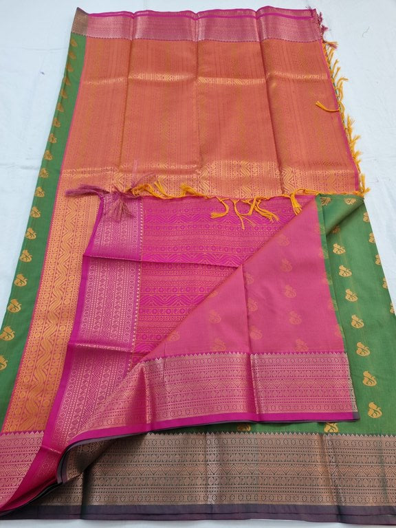 Kanchipuram Blended Semi Fancy Silk Saree 166