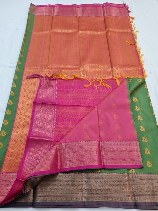 Kanchipuram Blended Semi Fancy Silk Saree 166