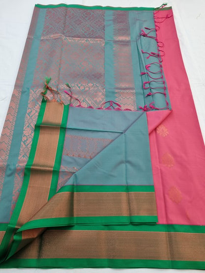 Kanchipuram Blended Semi Fancy Silk Saree 168 – Kanchipuram Lakshaya Silks