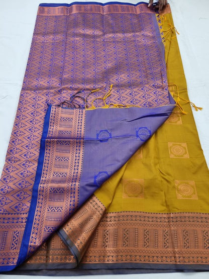 Kanchipuram Blended Semi Fancy Silk Saree 176 – Kanchipuram Lakshaya Silks