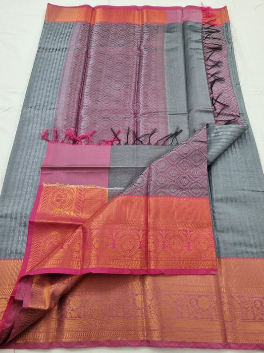 Kanchipuram Blended Semi Fancy Silk Saree 177