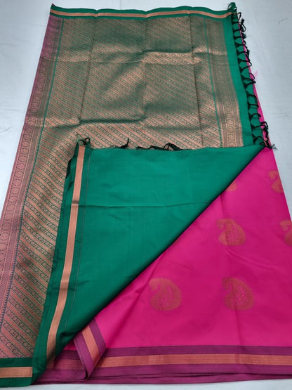 Kanchipuram Blended Semi Fancy Silk Saree 178 – Kanchipuram Lakshaya Silks