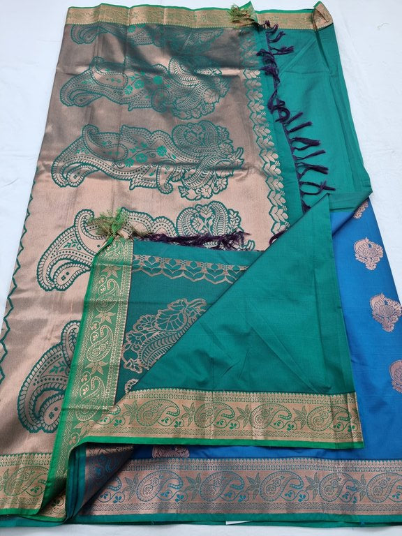 Kanchipuram Blended Semi Fancy Silk Saree 183
