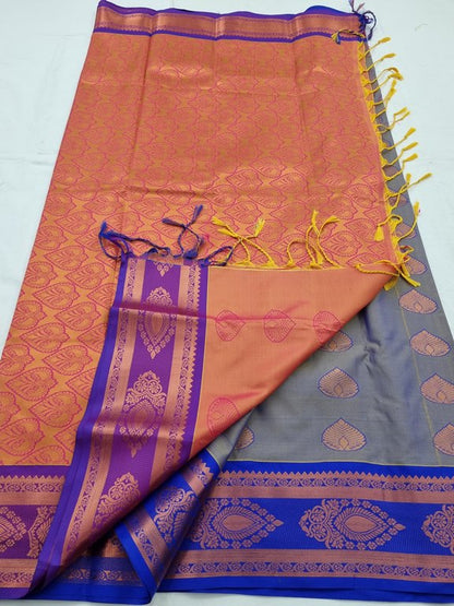 Kanchipuram Blended Semi Fancy Silk Saree 184 – Kanchipuram Lakshaya Silks
