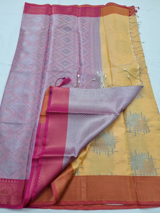 Kanchipuram Blended Semi Fancy Silk Saree 185