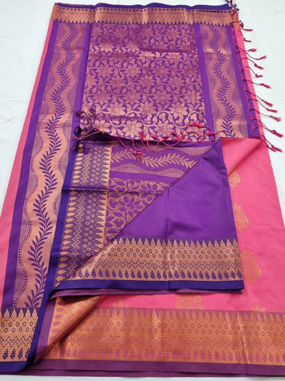 Kanchipuram Blended Semi Fancy Silk Saree 187 – Kanchipuram Lakshaya Silks