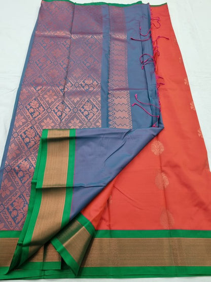 Kanchipuram Blended Semi Fancy Silk Saree 189 – Kanchipuram Lakshaya Silks