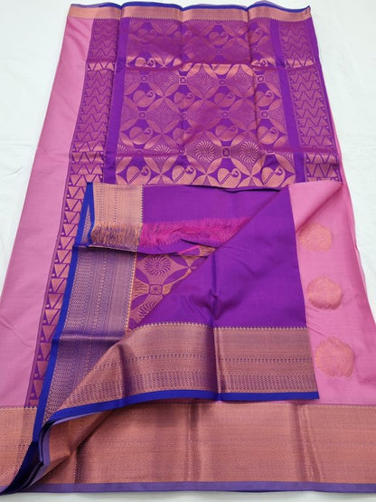 Kanchipuram Blended Semi Fancy Silk Saree 190 – Kanchipuram Lakshaya Silks