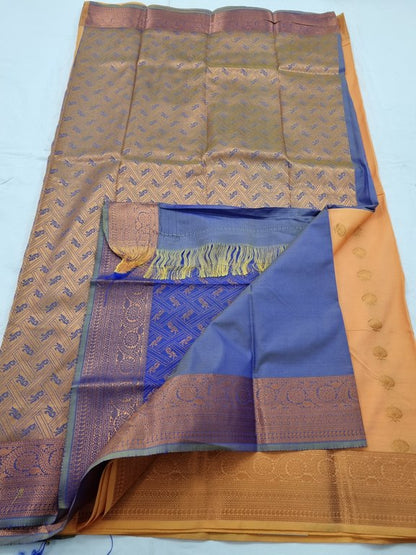 Kanchipuram Blended Semi Fancy Silk Saree 191 – Kanchipuram Lakshaya Silks