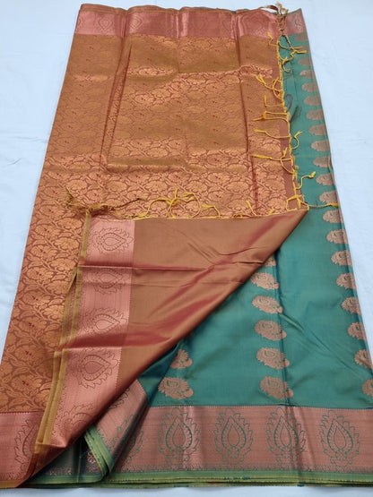 Kanchipuram Blended Semi Fancy Silk Saree 194 – Kanchipuram Lakshaya Silks