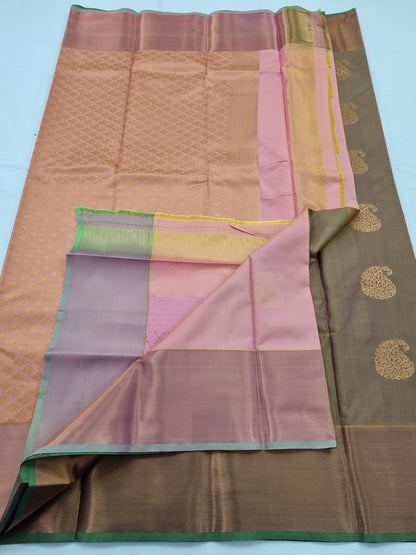 Kanchipuram Blended Semi Fancy Silk Saree 195 – Kanchipuram Lakshaya Silks