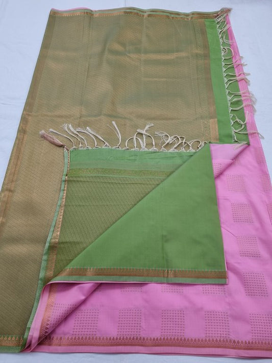 Kanchipuram Blended Semi Soft Silk Saree 196