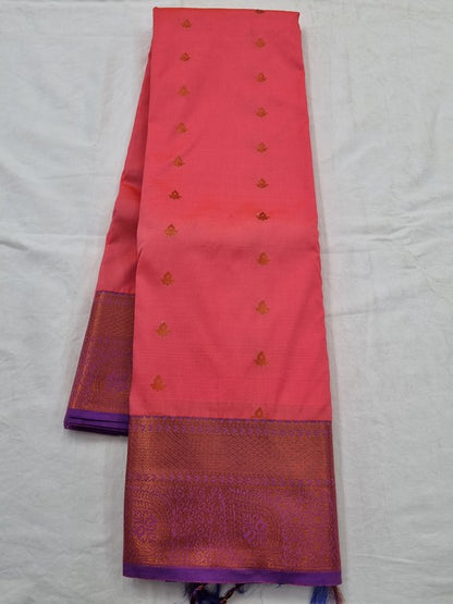 Kanchipuram Blended Semi Fancy Silk Saree 198 – Kanchipuram Lakshaya Silks