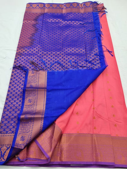 Kanchipuram Blended Semi Fancy Silk Saree 198 – Kanchipuram Lakshaya Silks