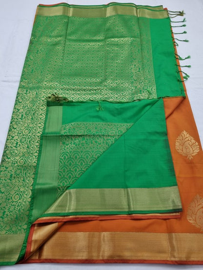 Kanchipuram Blended Semi Fancy Silk Saree 201 – Kanchipuram Lakshaya Silks