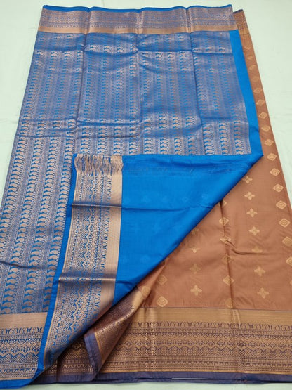 Kanchipuram Blended Semi Fancy Silk Saree 204 – Kanchipuram Lakshaya Silks