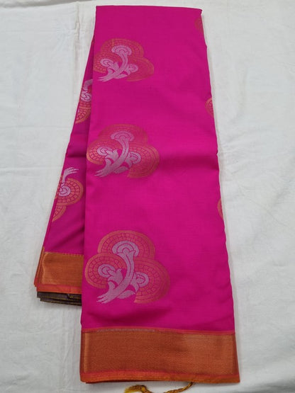 Kanchipuram Blended Semi Fancy Silk Saree 208 – Kanchipuram Lakshaya Silks