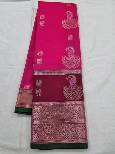 Kanchipuram Blended Semi Fancy Silk Saree 211