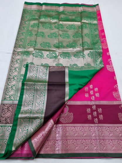 Kanchipuram Blended Semi Fancy Silk Saree 211 – Kanchipuram Lakshaya Silks