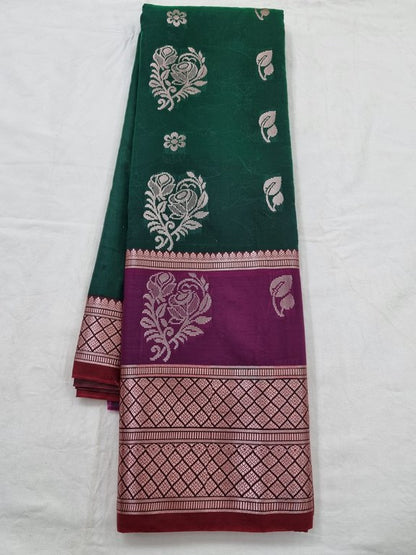 Kanchipuram Blended Semi Fancy Silk Saree 213 – Kanchipuram Lakshaya Silks