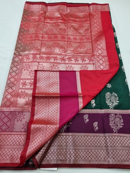 Kanchipuram Blended Semi Fancy Silk Saree 213 – Kanchipuram Lakshaya Silks