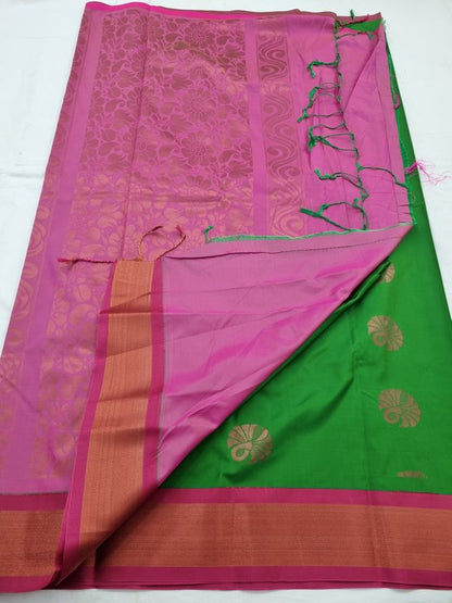 Kanchipuram Blended Semi Fancy Silk Saree 216 – Kanchipuram Lakshaya Silks