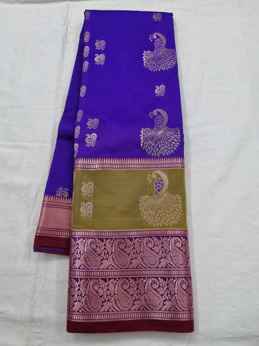 Kanchipuram Blended Semi Fancy Silk Saree 217