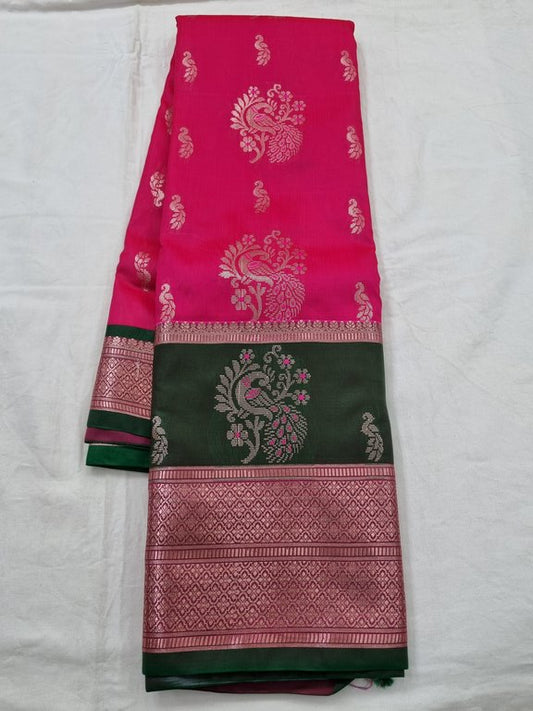 Kanchipuram Blended Semi Fancy Silk Saree 218