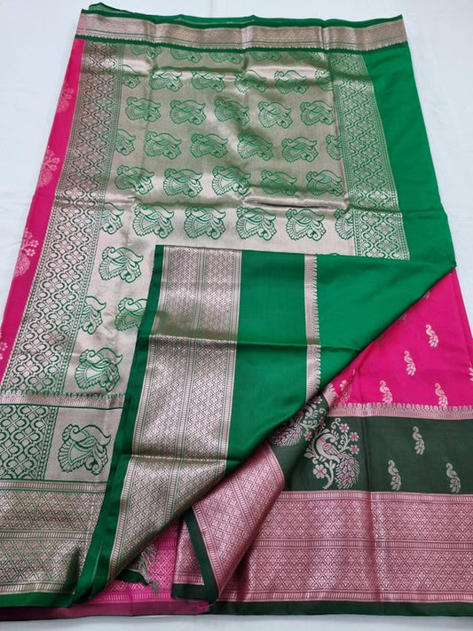 Kanchipuram Blended Semi Fancy Silk Saree 218