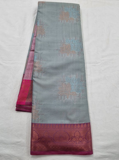 Kanchipuram Blended Semi Fancy Silk Saree 219 – Kanchipuram Lakshaya Silks