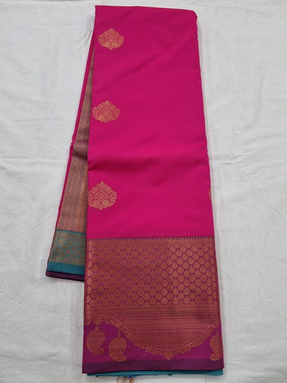 Kanchipuram Blended Semi Fancy Silk Saree 220 – Kanchipuram Lakshaya Silks