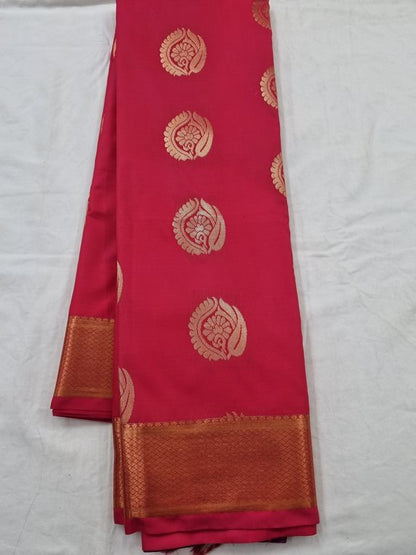 Kanchipuram Blended Semi Fancy Silk Saree 222 – Kanchipuram Lakshaya Silks