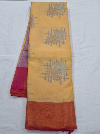 Kanchipuram Blended Semi Fancy Silk Saree 224 – Kanchipuram Lakshaya Silks