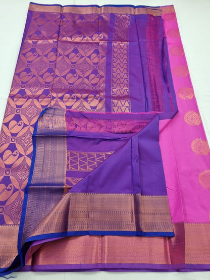 Kanchipuram Blended Semi Fancy Silk Saree 227 – Kanchipuram Lakshaya Silks