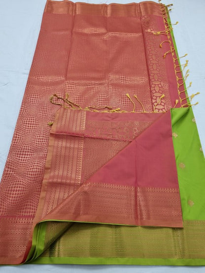 Kanchipuram Blended Semi Fancy Silk Saree 229 – Kanchipuram Lakshaya Silks