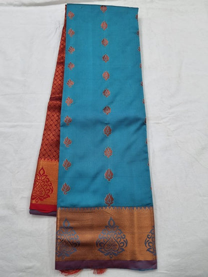 Kanchipuram Blended Semi Fancy Silk Saree 231 – Kanchipuram Lakshaya Silks