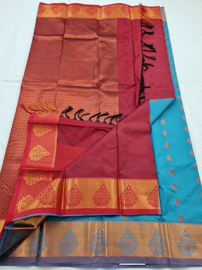 Kanchipuram Blended Semi Fancy Silk Saree 231 – Kanchipuram Lakshaya Silks