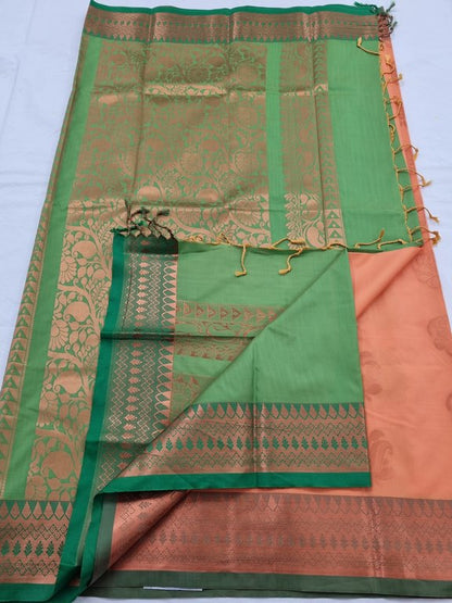 Kanchipuram Blended Semi Fancy Silk Saree 232 – Kanchipuram Lakshaya Silks